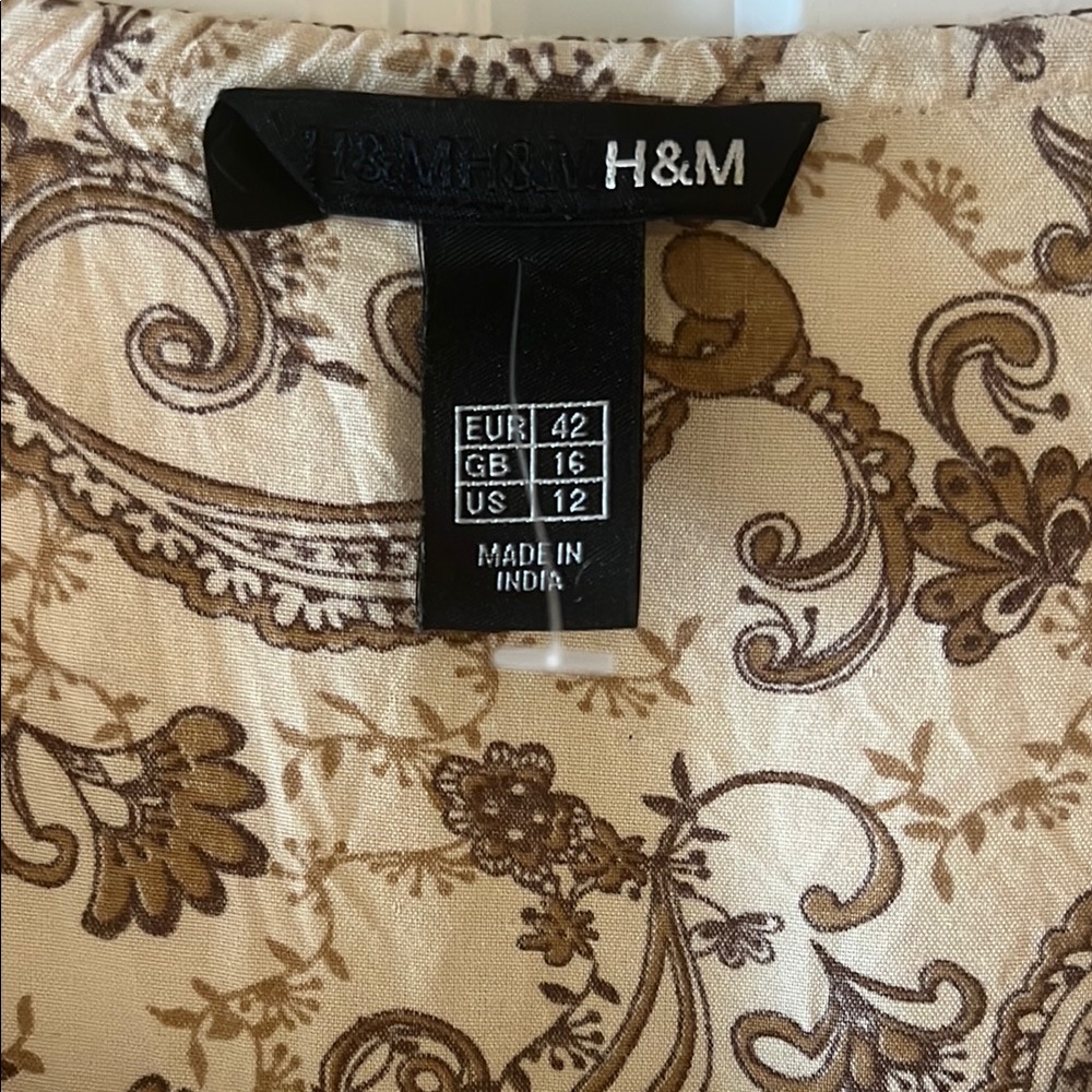 H&M Paisley Print Dress. Vintage
